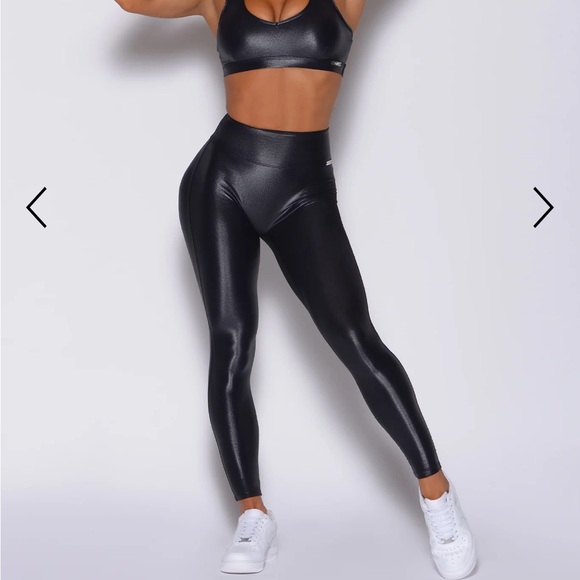 Bombshell Sportswear Gloss Leggings, Black - Picture 4 of 12